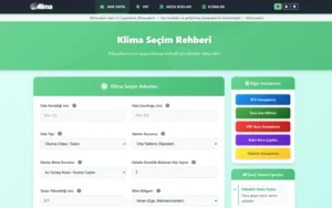 Doğru Klimayı Bulmanın En Kolay Yolu: Klima Seçim Aracımızla Tanışın!