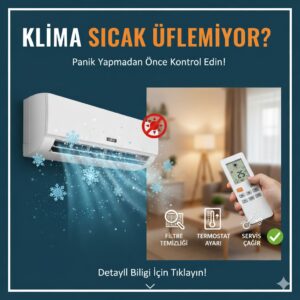 Klima Sıcak Üflemiyor Mu? Panik Yapmadan Önce Kontrol Etmeniz Gerekenler