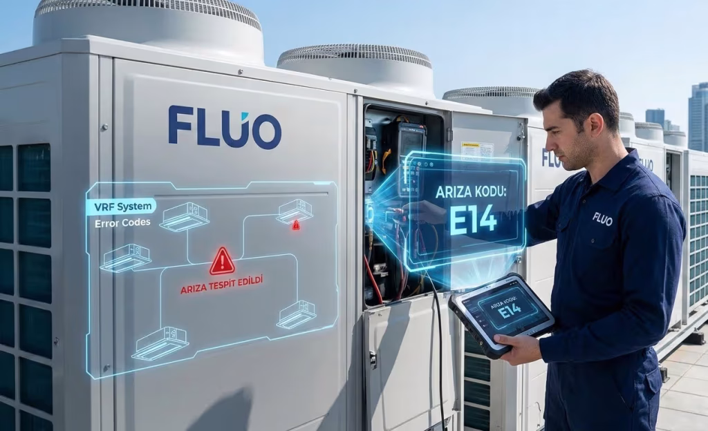 Fluo Klima VRF Arıza Kodları ve Çözüm Rehberi (PDF)