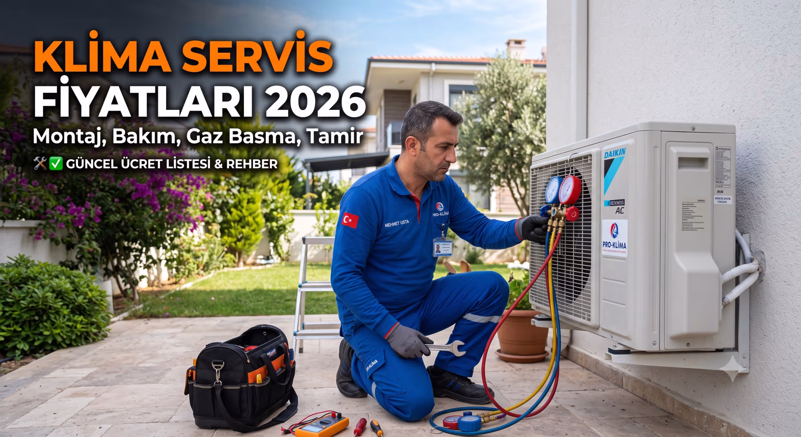 Güncel Klima Servis Fiyatları Montaj, Bakım ve Tamir Fiyatları